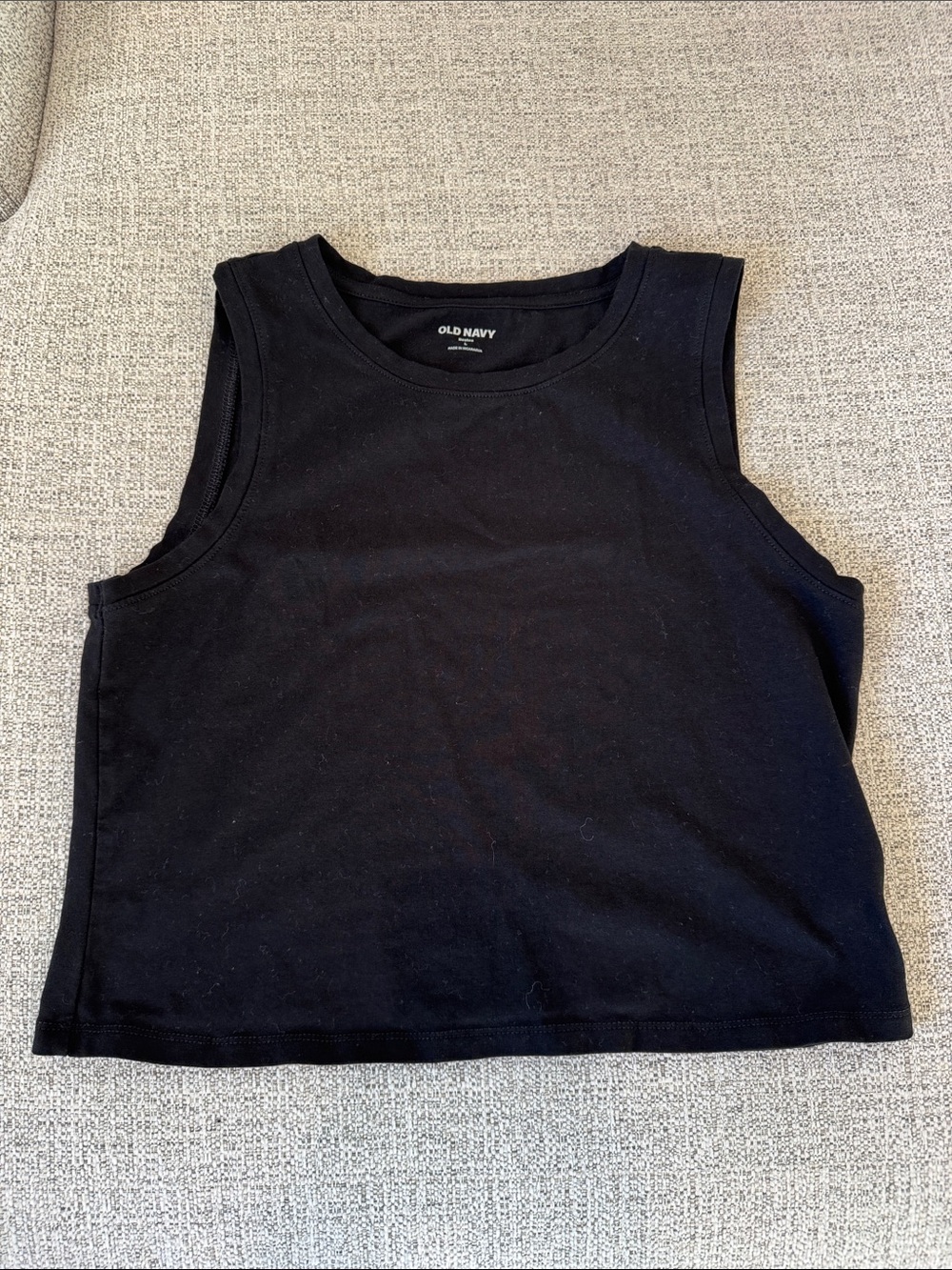 Old Navy Women’s Black Cropped Tank Top